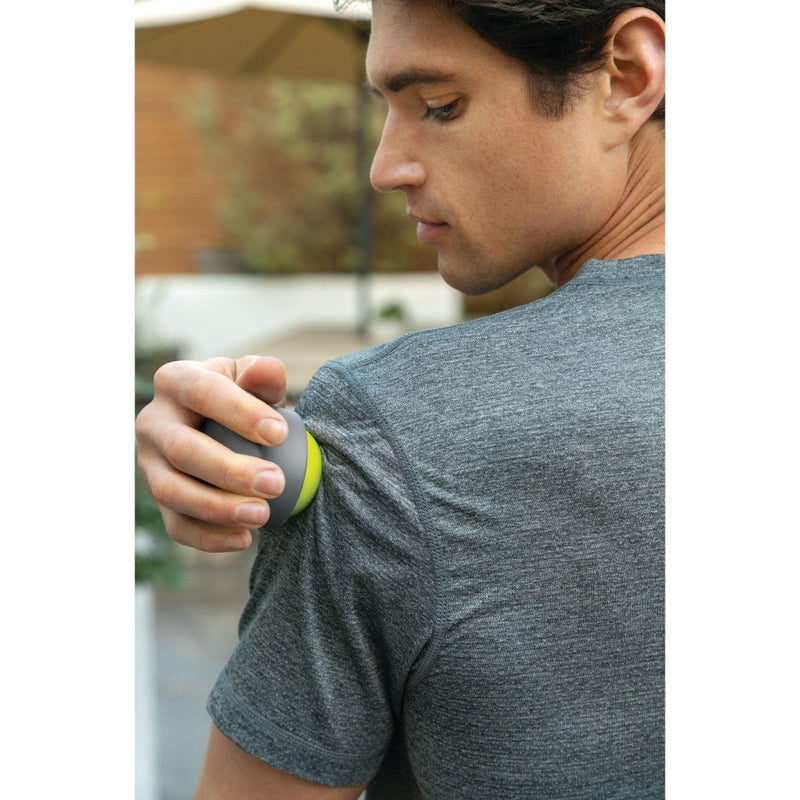 TRIGGERPOINT Performance Handheld Massage Roller Ball, Green/Grey, One Size - Image 4